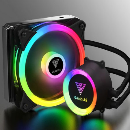 GAMDIAS CHIONE E2-120 LITE ENFRIAMIENTO LIQUIDO PARA CPU, 1X 120MM, 1800RPM